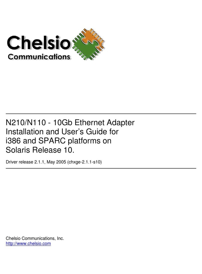Chelsio N210 User manual