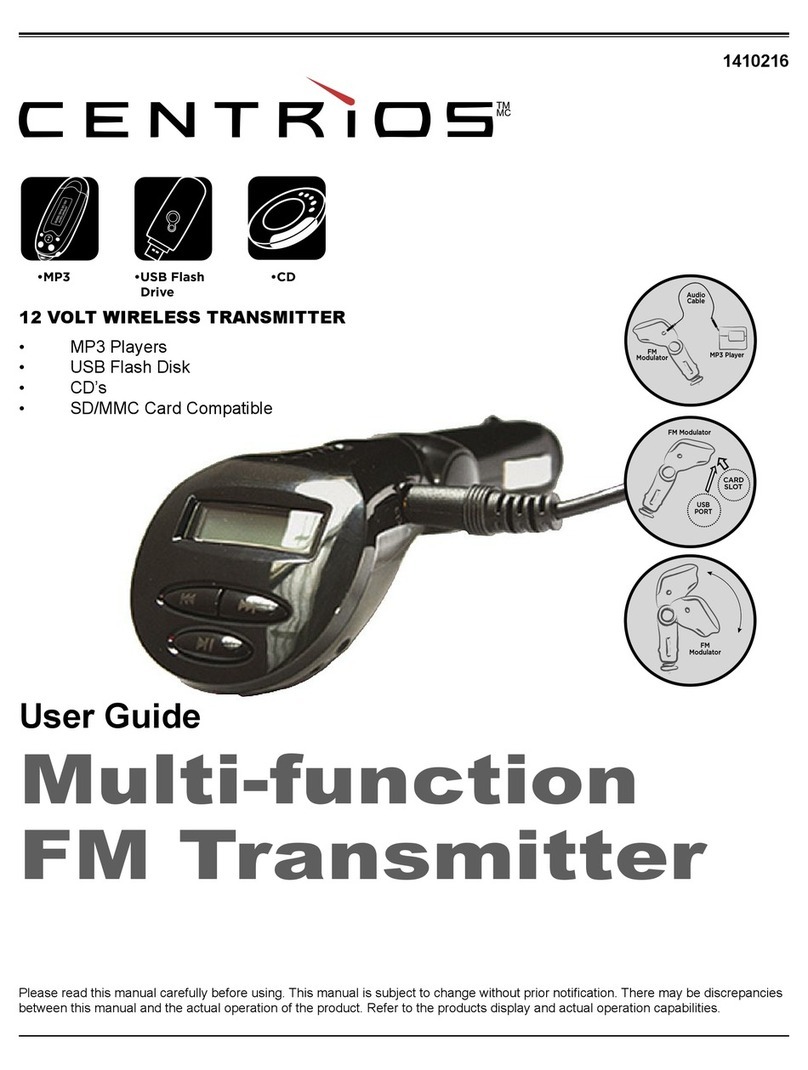 Centrios 1410216 User manual