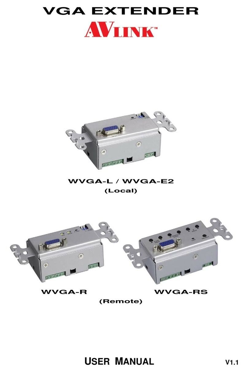 AVLink WVGA-L User manual