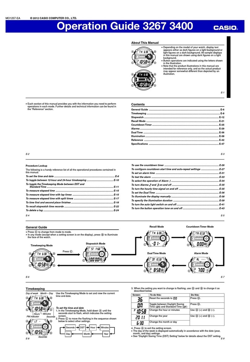 Casio 3267 User manual Casio 3267 User manual