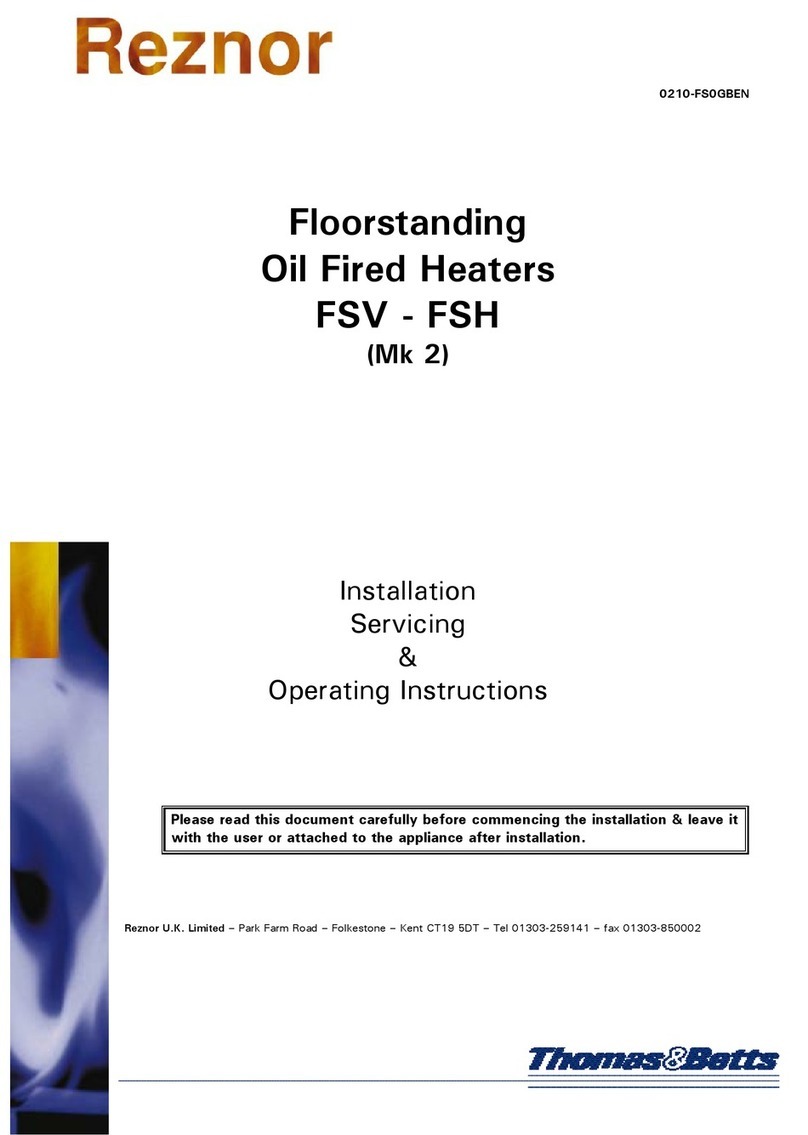 Reznor FSV User guide