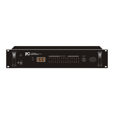 ITC Audio T-6223 Quick start guide