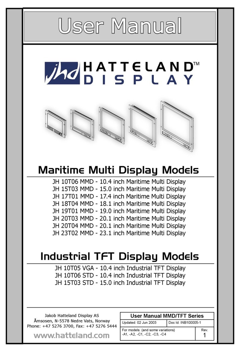 Hatteland JH 15T03 STD User manual