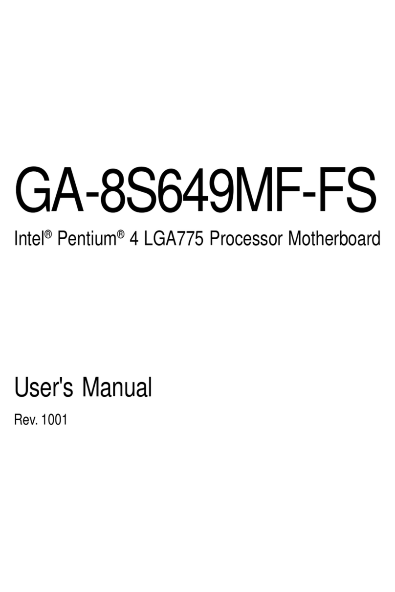 Gigabyte GA-8S649MF-FS user manual