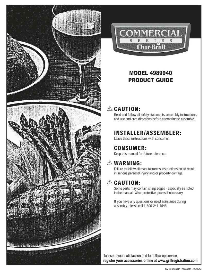 Char-Broil 4989940 Product guide