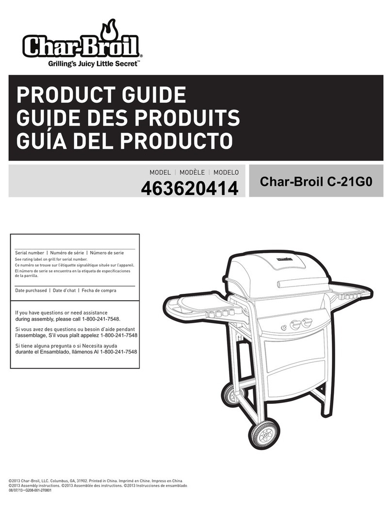 Char-Broil C-21G0 463620414 Product guide