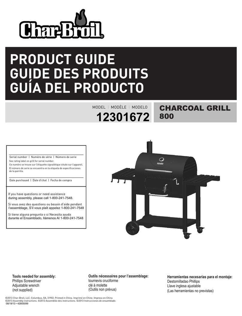 Char-Broil 12301672 Product guide