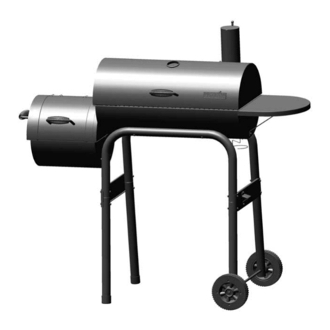 Char-Broil Offset Smoker 430 13201595 User manual