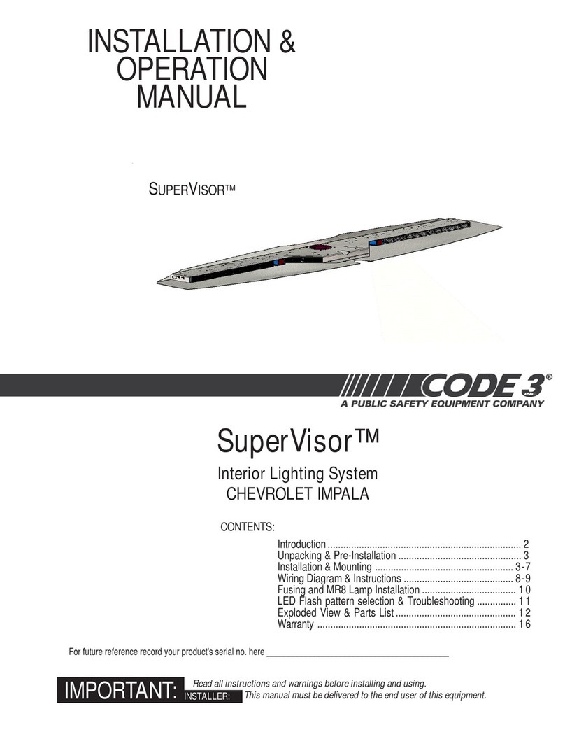 Code 3 SuperVisor User manual