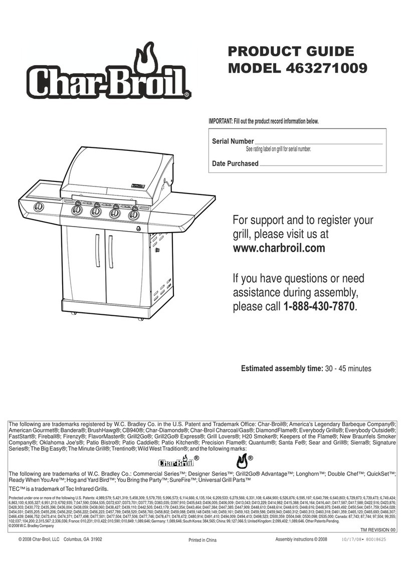 Char-Broil 463271009 User manual Char-Broil 463271009 User manual