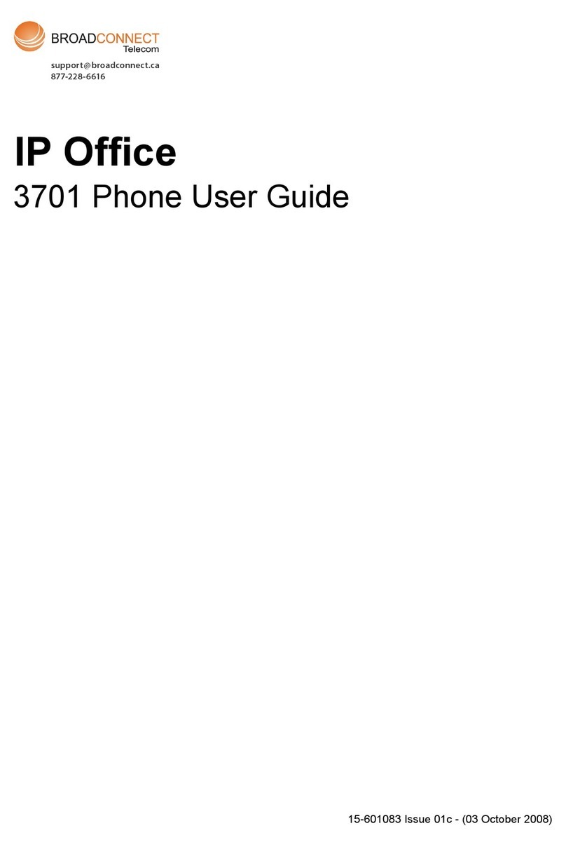 Avaya 3701 User manual