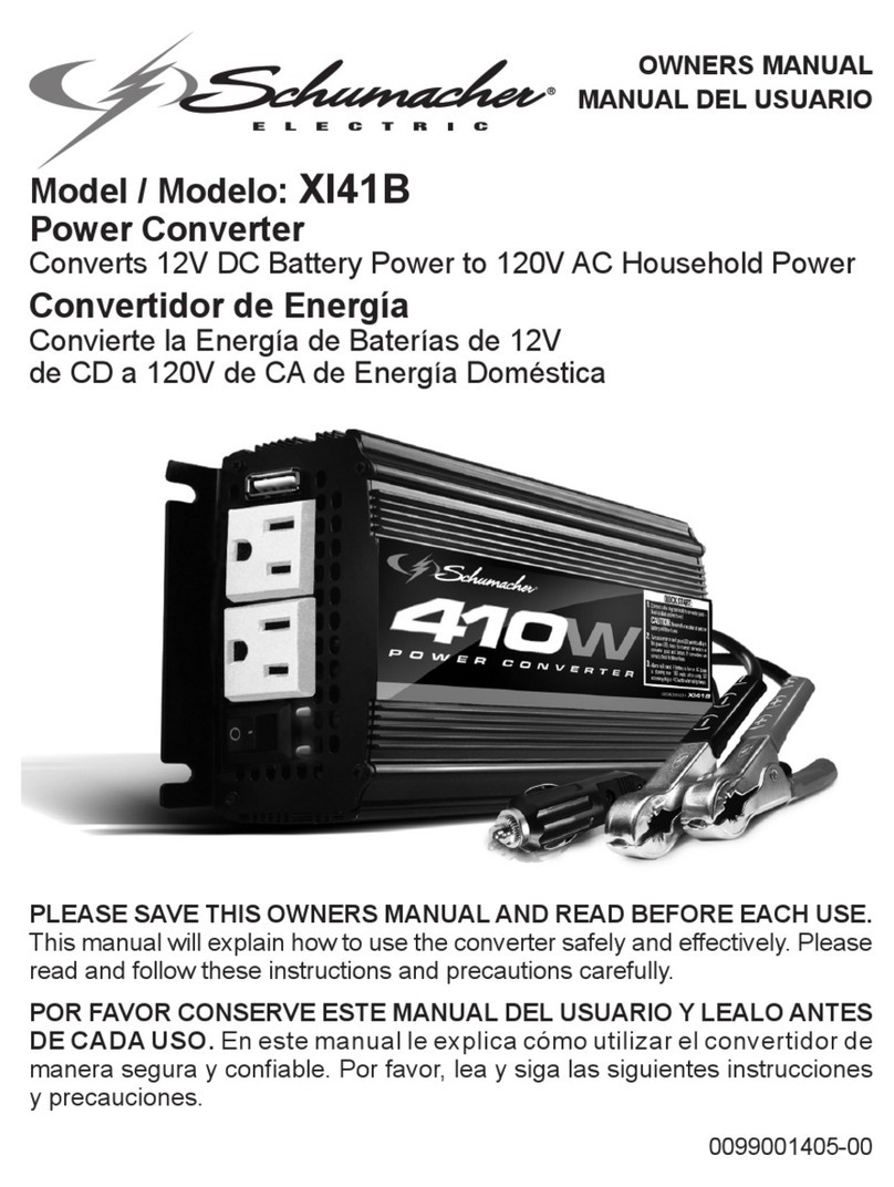 Schumacher Electric XI41B owner's manual