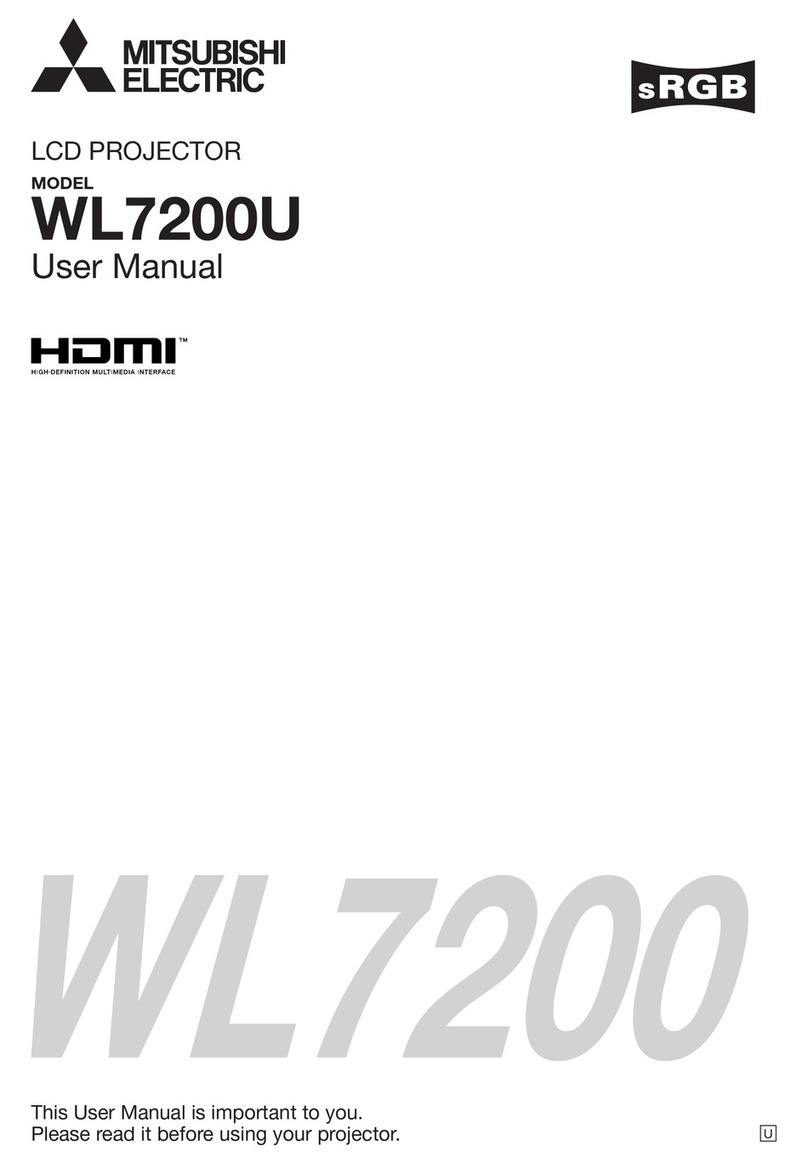 Mitsubishi Electric WL7200U user manual