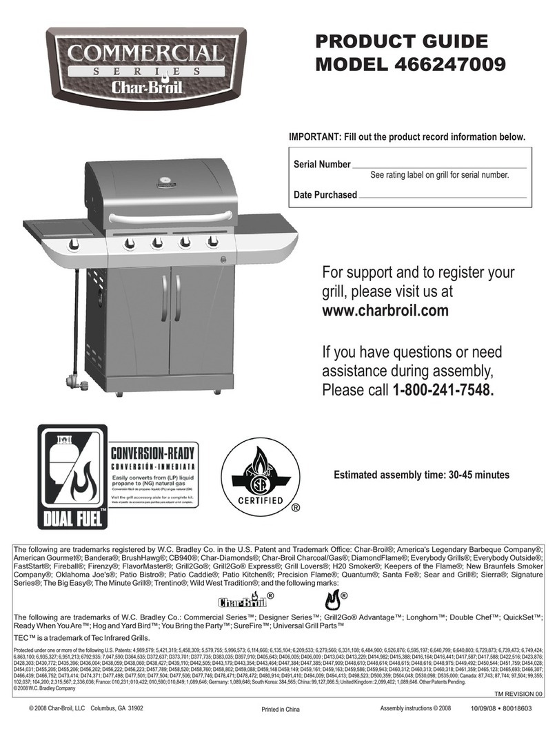 Char-Broil 466247009 User manual Char-Broil 466247009 User manual