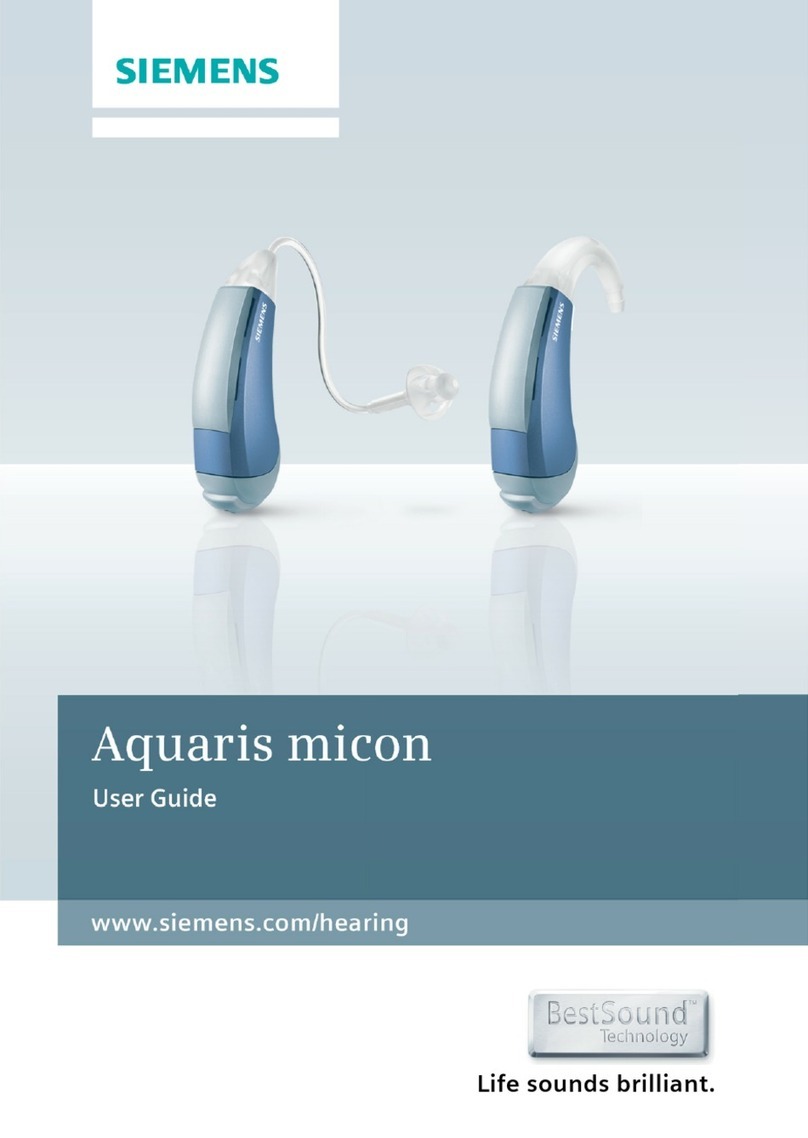 Siemens Aquaris micon User manual