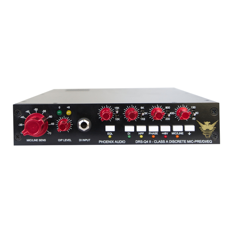 Phoenix Audio DRSQ-4M mk2 owner's manual