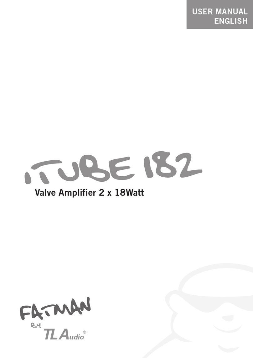 T L Audio Fatman iTube 182 User manual