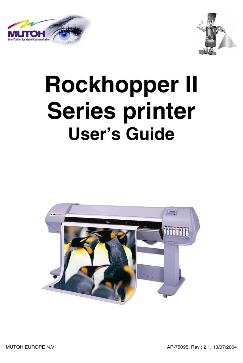 MUTOH Rockhopper II Series User manual