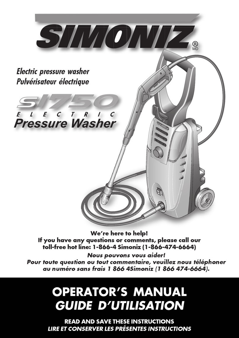 Simoniz S1750 User manual