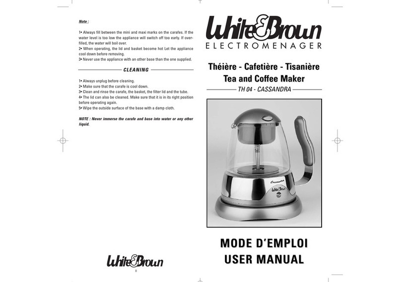 White and Brown TH 04-CASSANDRA user manual