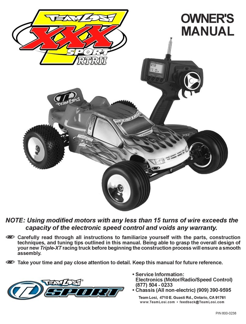 Team Losi Triple-XT Sport owner's manual