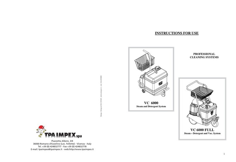 Tra Impex Spa VC 6000 Instructions for use