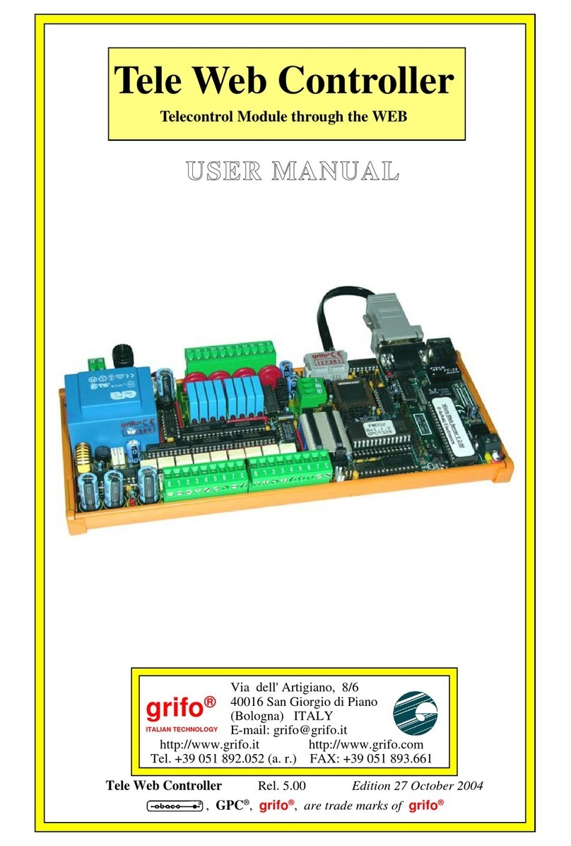 Grifo Tele Web user manual