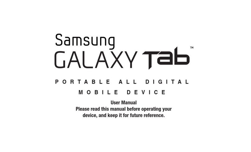 Samsung GALAXY TAB User manual