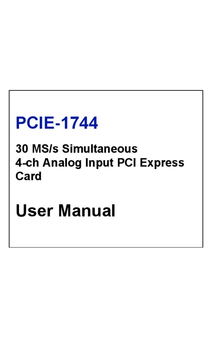 Advantech PCIE-1744 User manual Advantech PCIE-1744 User manual