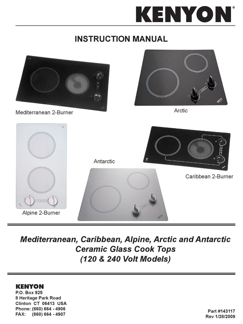 Kenyon Mediterranean 2 User manual