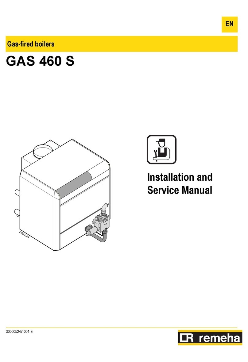 REMEHA GAS 460 S Manual