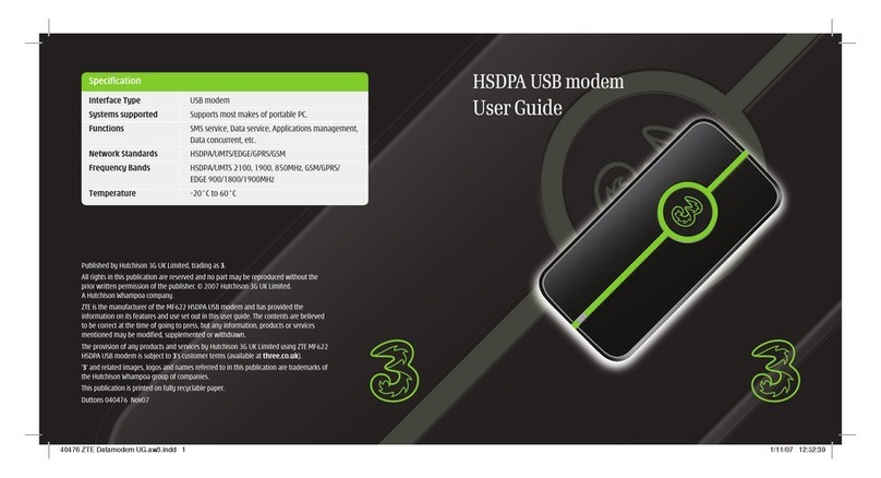 Zte HSDPA USB modem user guide