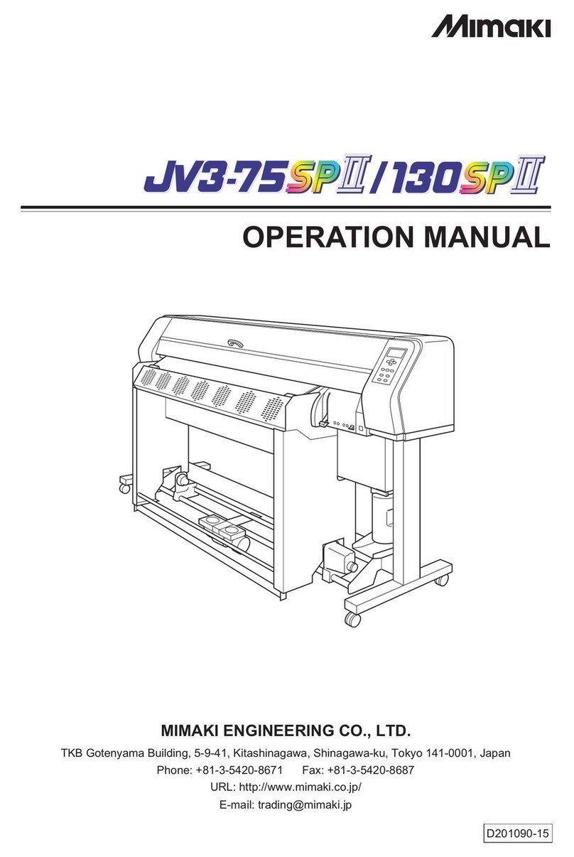 MIMAKI JV3-75SPII User manual