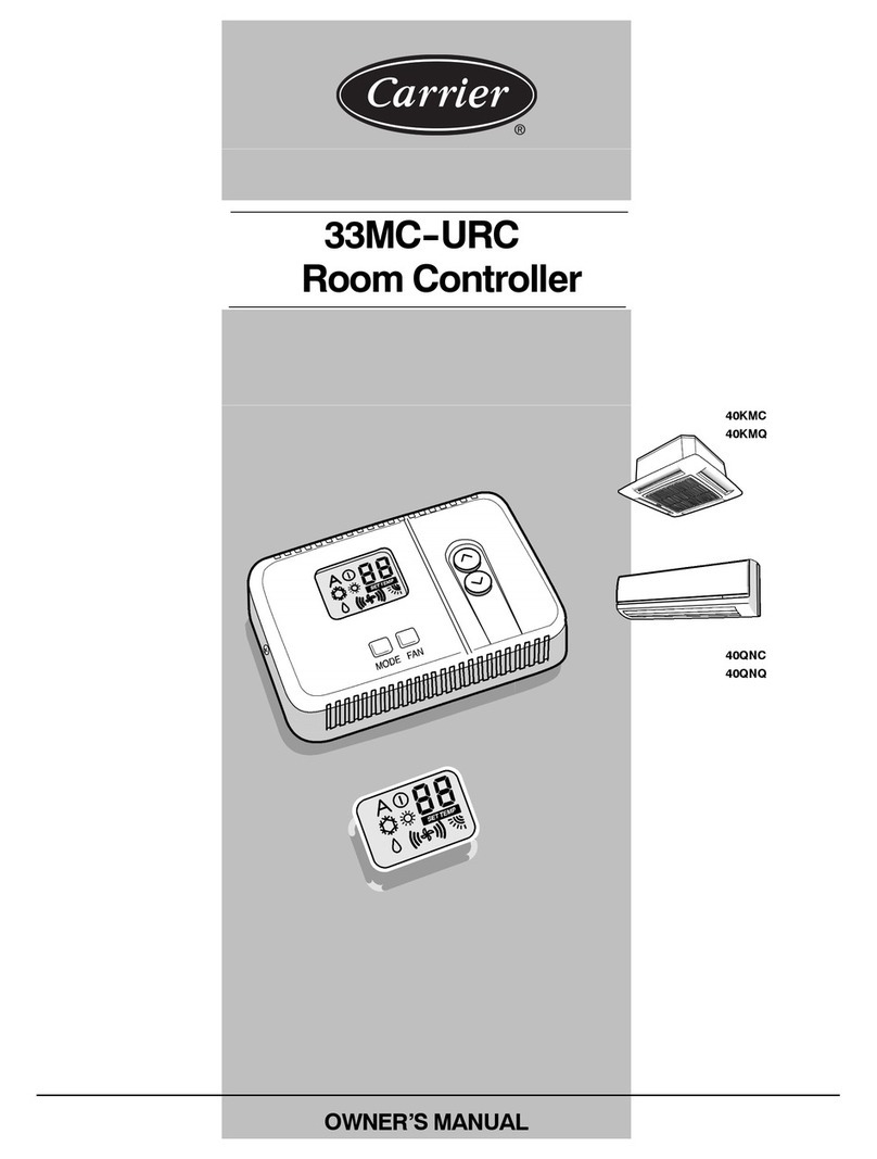 Carrier 40KMC User manual