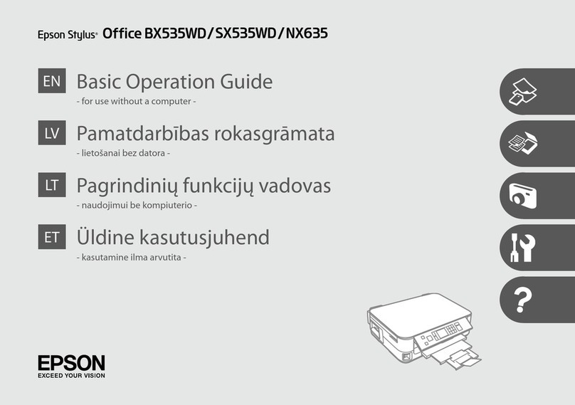Epson Stylus Office BX535WD User manual