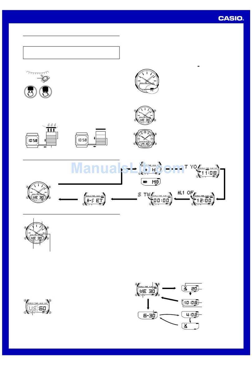 Casio 3311 User manual