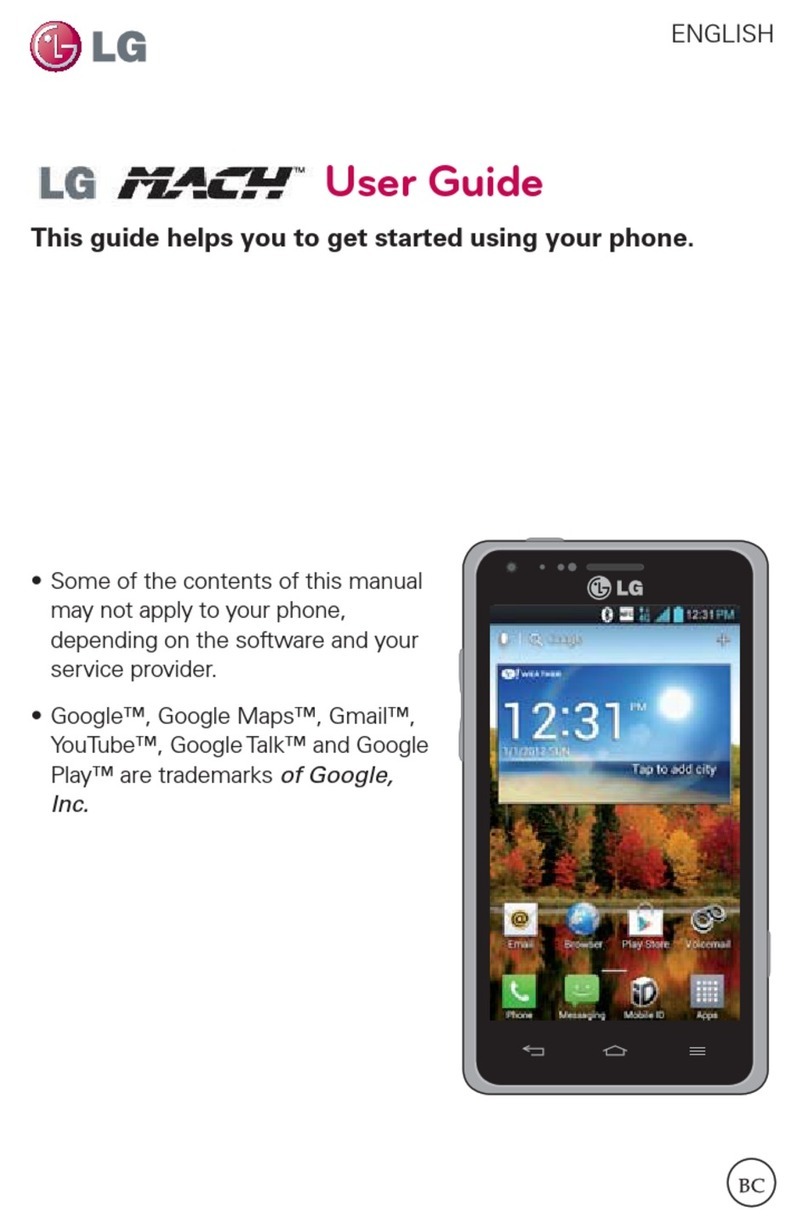 LG MACH User manual