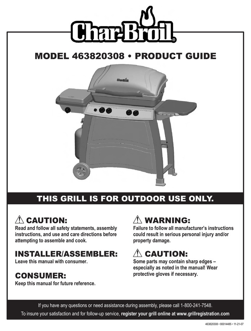Char-Broil 463820308 User manual