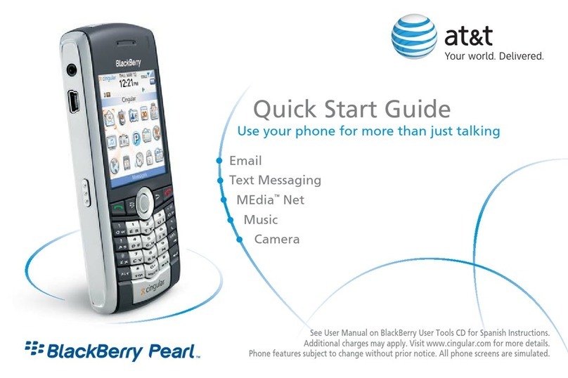 Blackbe;rry PEARL User manual