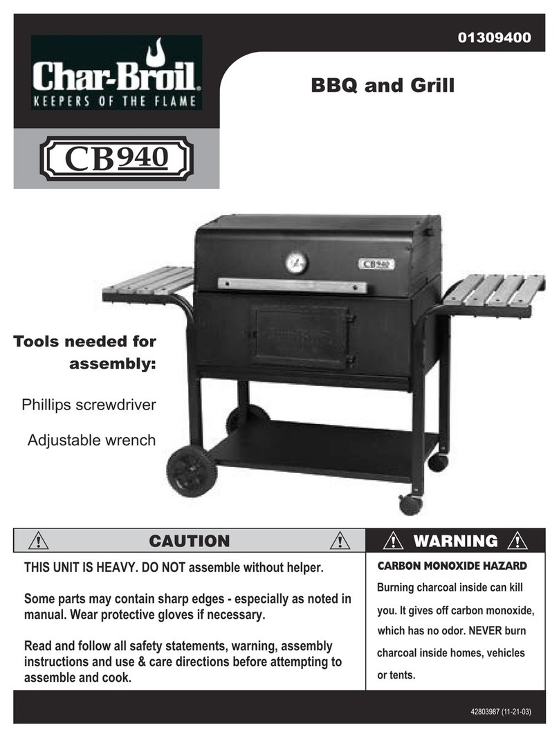 Char-Broil Trentino 04201101 Product guide