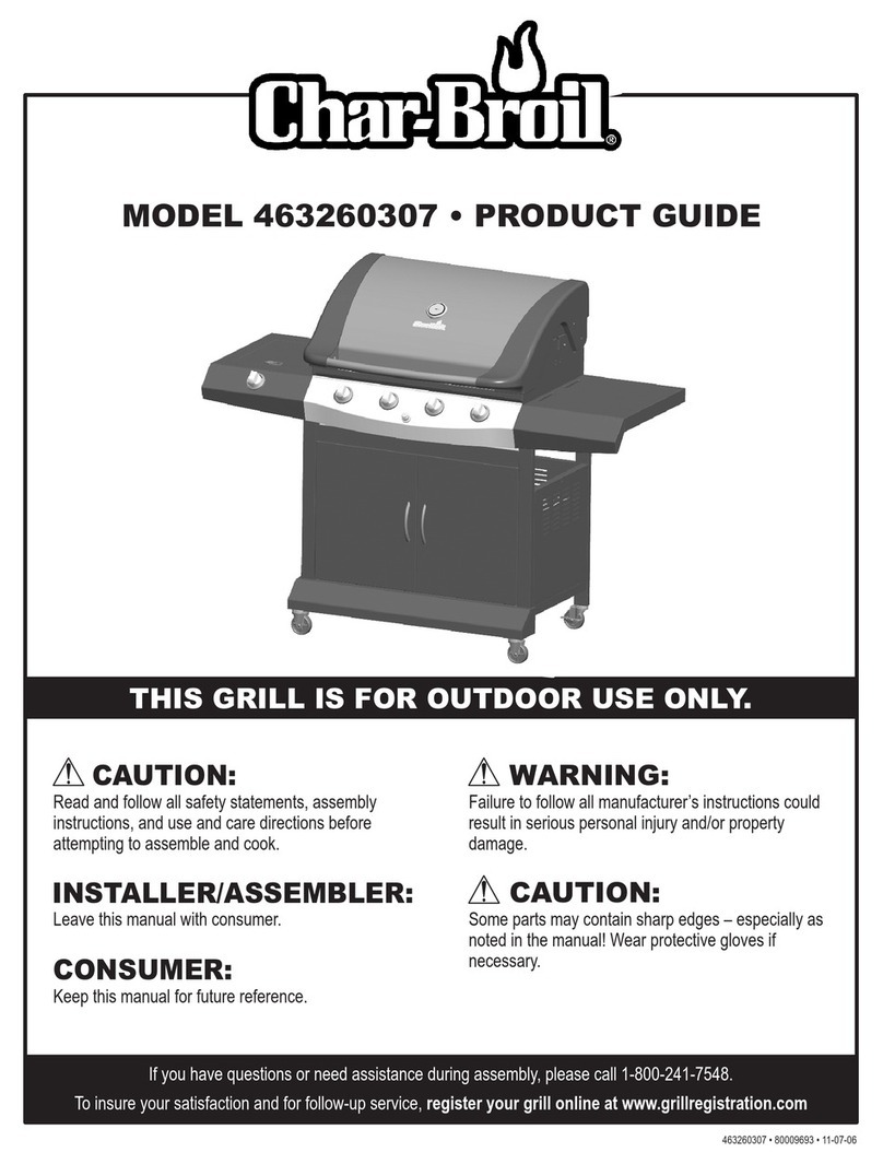Char-Broil 463260307 User manual