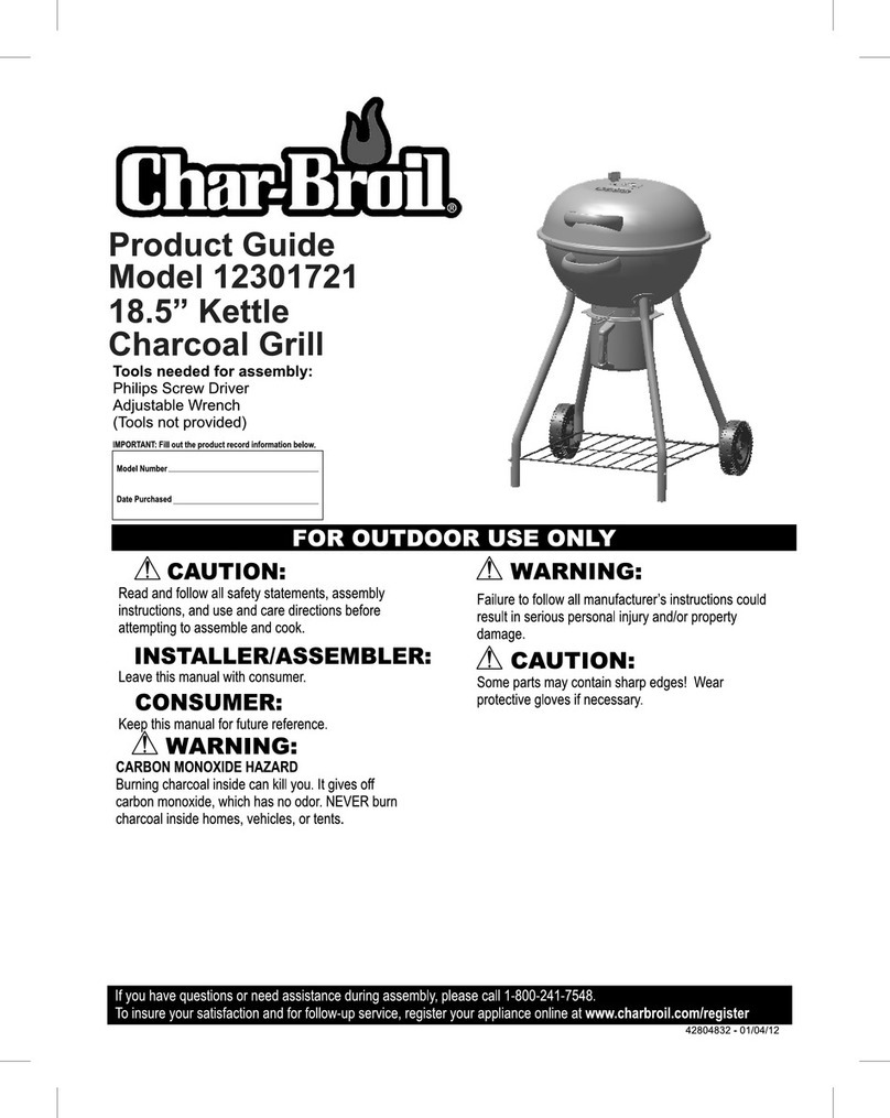 Char-Broil 12301721 Product guide