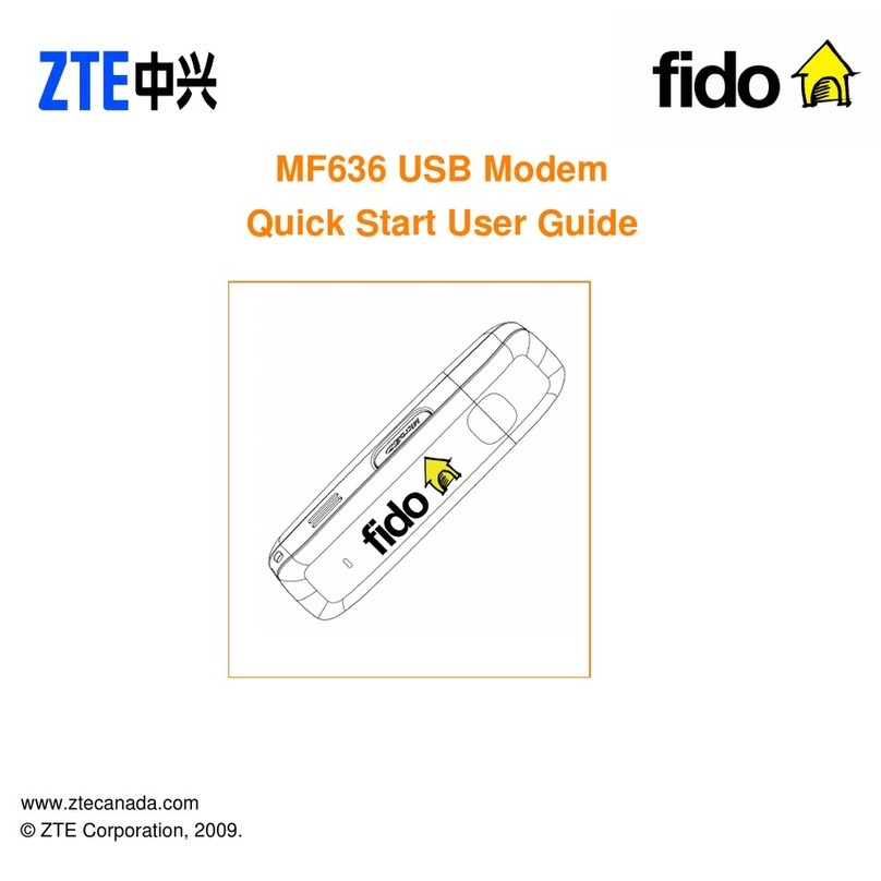 Zte MF636 Quick start user guide