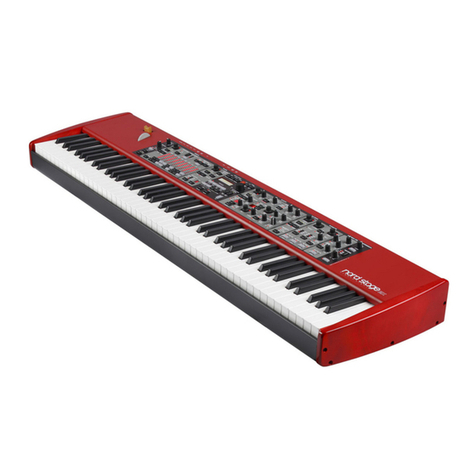 Clavia Nord Stage EX User manual