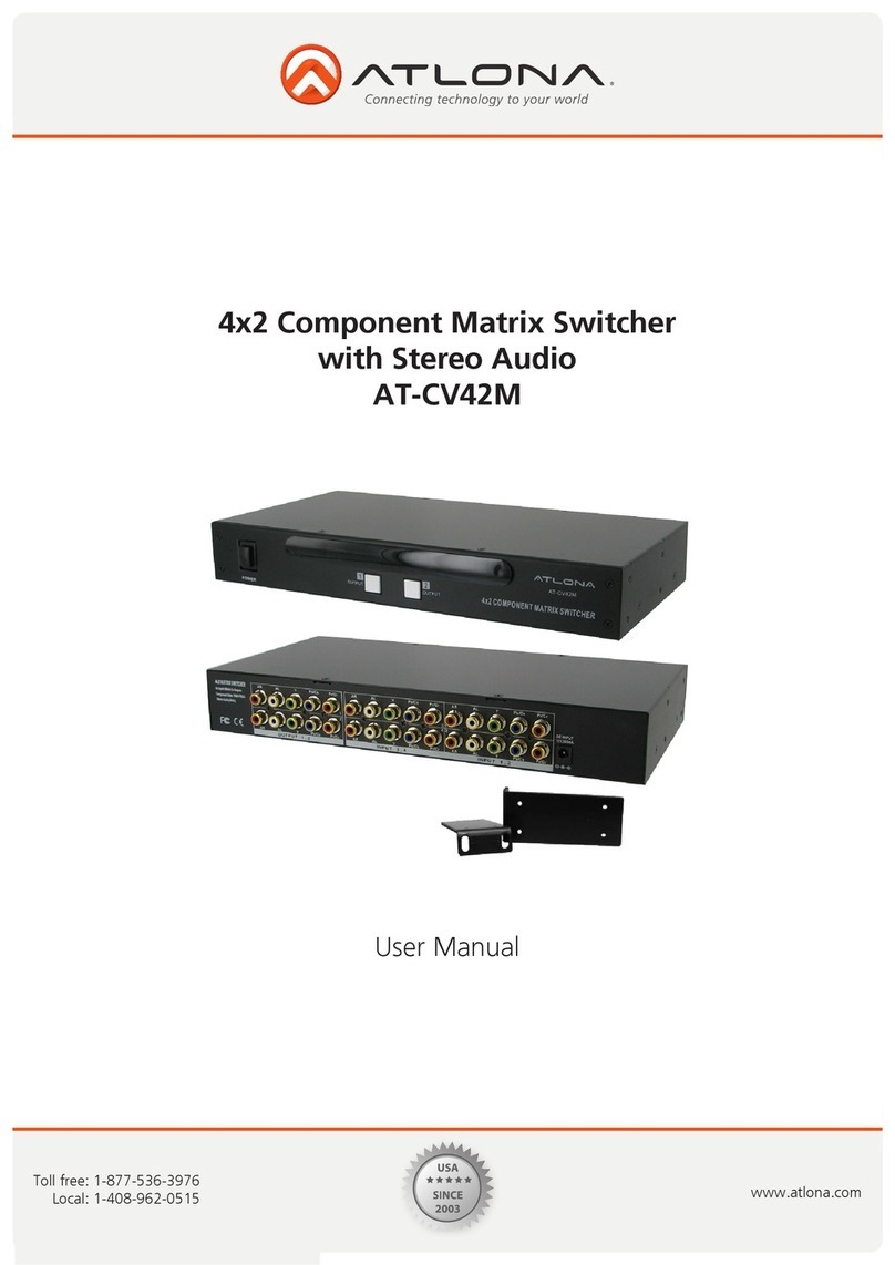 Atlona AT-CV42M User manual