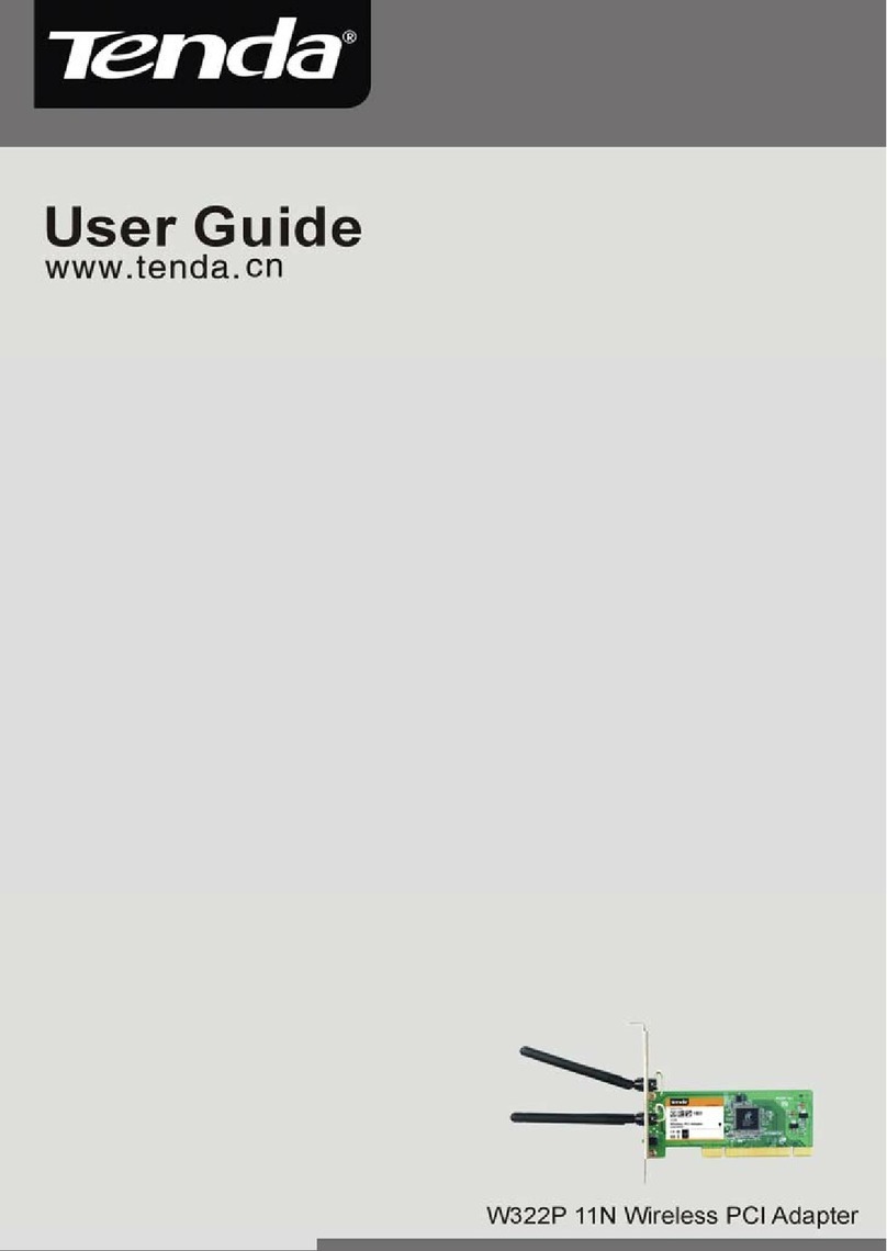 Tenda W322P 11N User manual