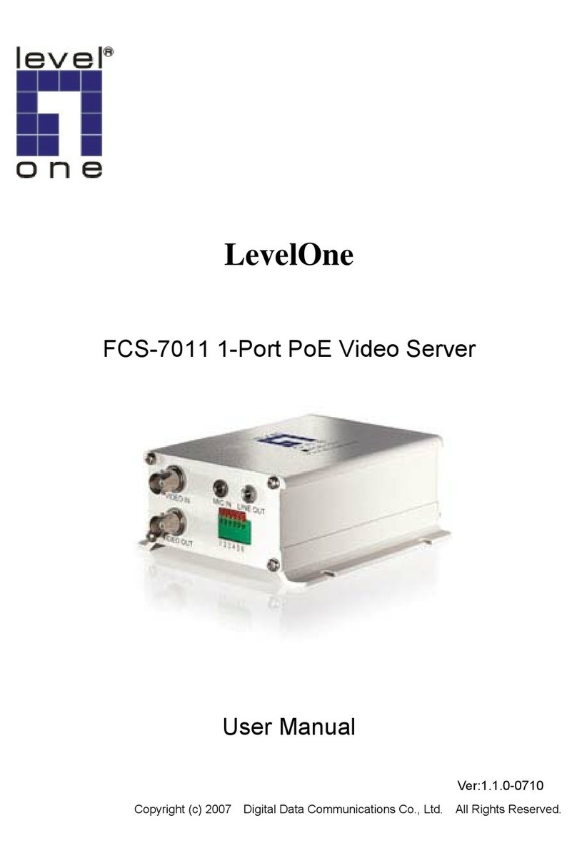 LevelOne FCS-7011 user manual