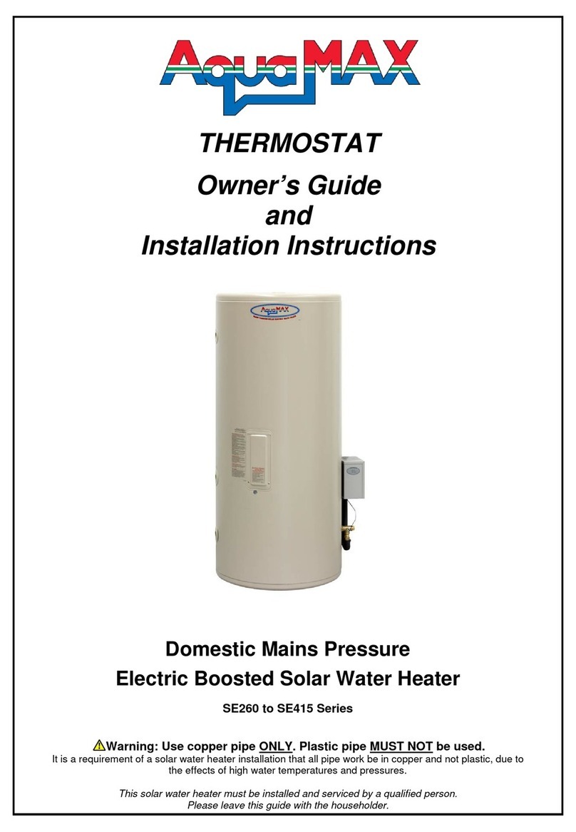 AquaMAX SE260 series Owner's guide and installation instructions