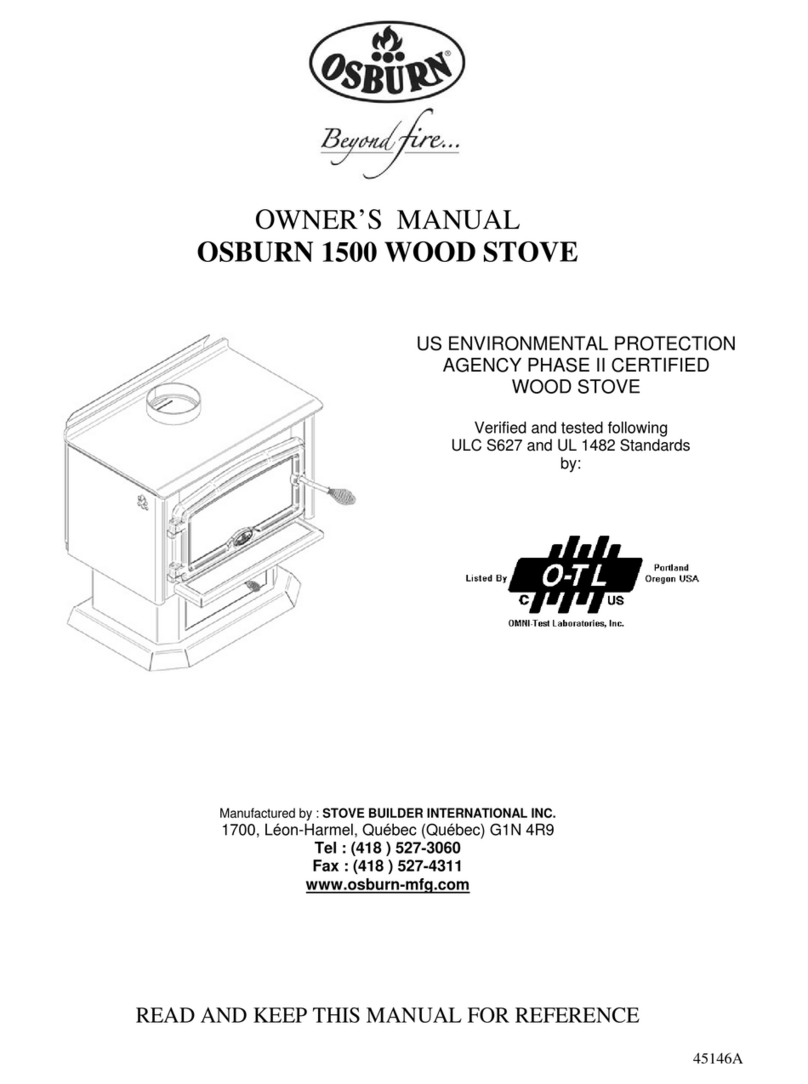 Osburn 1500 User manual