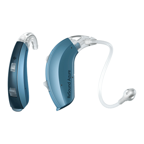 ReSound Azure Silhouette BTE AZ71-DVI user guide